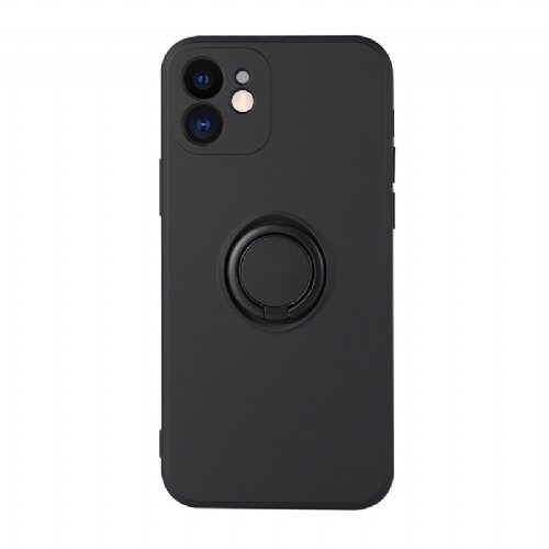 Onasi silikonski ovitek Liquid Ring za Xiaomi Redmi 10C - črn Cene