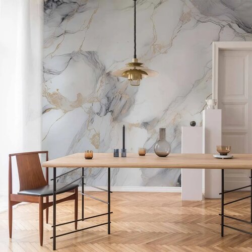  Foto tapeta - Elegant Marble - Stone Structures in Neutral Colours 441x315 Samoljepljiva Slike