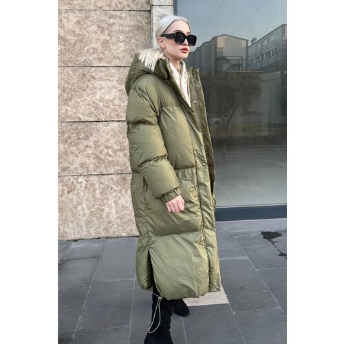 Madmext Winter Jacket - Khaki - Puffer Slike