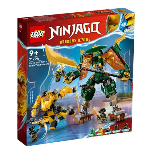 Lego Ninjago® 71794 Lloydov in Arinov robotski oklep ninja ekipe