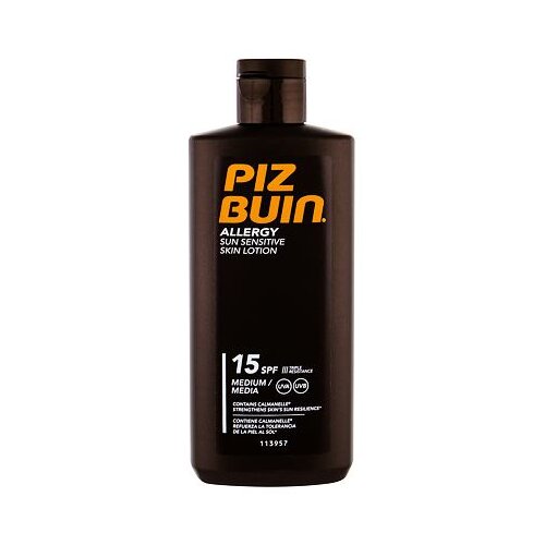 Piz Buin Allergy mlijeko za sunčanje za osjetljivu kožu SPF 15 200 ml Cene