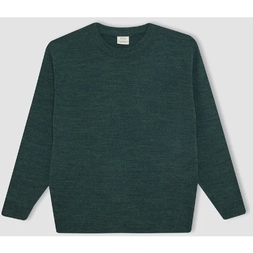 Defacto Boy's Crew Neck Knitwear Sweater