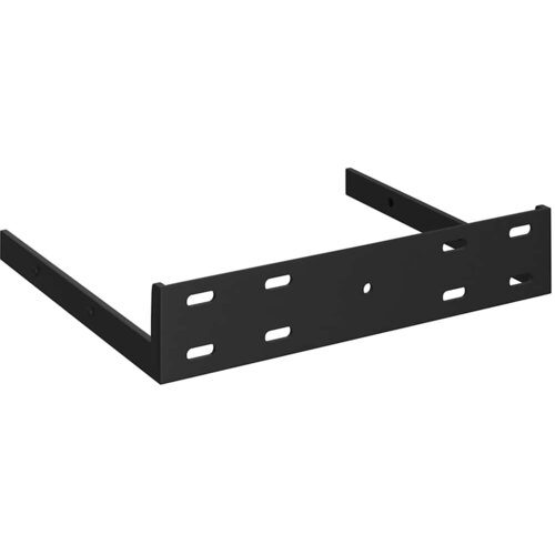 Plutajuće kutne police 2 kom crne 25 x 25 x 3,8 cm MDF Slike