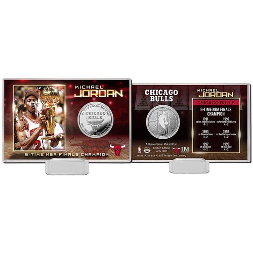 The Highland Mint michael jordan 23 chicago bulls silver mint coin card kartica s kovancem Slike