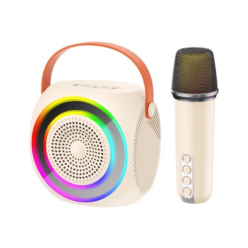 XO Bluetooth Speaker Dazzling + Karaoke MIC F42 White Slike