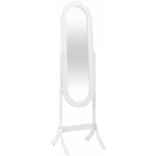  Samostojeće ogledalo bijelo 45,5x47,5x160 cm konstruirano drvo