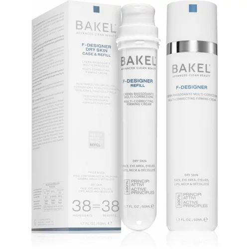 Bakel F-Designer Dry Skin Case & Refill učvrstitvena krema za suho kožo + nadomestno polnilo ml