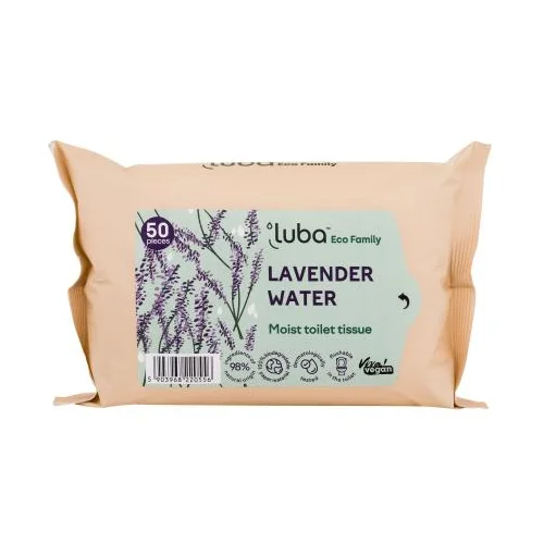 Luba Eco Family Lavender Water Set vlažni toaletni papir 50 kom unisex