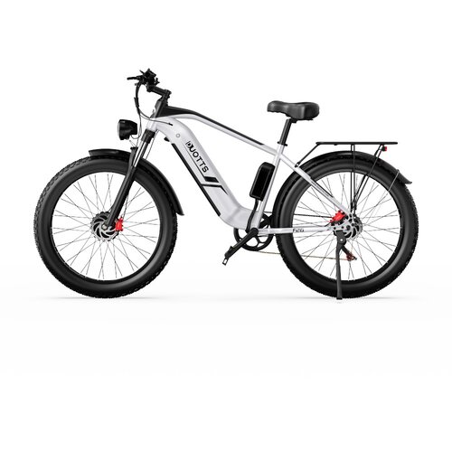 Duotts električno kolo F26 750 W*2 dvojna motorja 20 ah samsung baterija 26*4.0 fat tire 55 km/h največja hitrost 55 stopinj plezanje - srebrna, (21262896) Cene