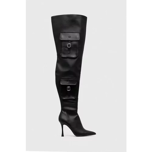 Steve Madden Elegantni škornji Brittany ženski, črna barva, SM11002769