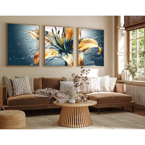 Wallity Uokvirena slika Huhu219, 20x30 cm, 3 dijela Cene
