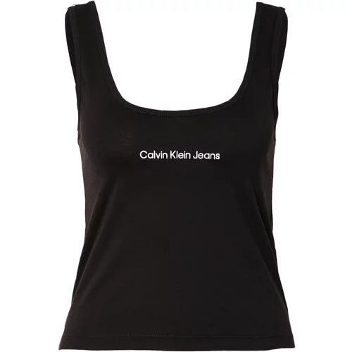 Calvin Klein Jeans Top črna / bela