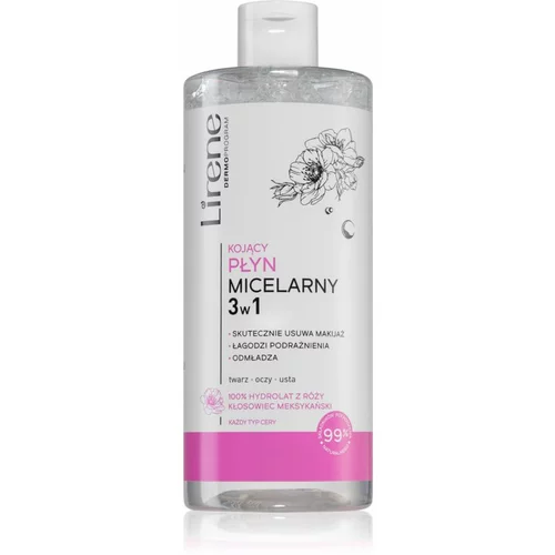 Lirene Cleansing Care Rose čistilna micelarna voda 3v1 400 ml