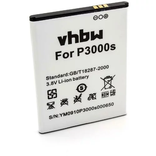 VHBW Baterija za Elephone P3000 / P3000s, 3150 mAh