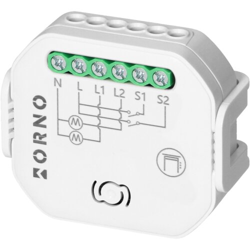 Orno Relej za roletne OR-SH-17104, WiFi, Bluetooth, Tuya Smart, Bijeli Slike