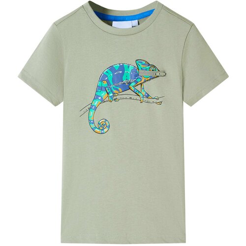 vidaXL Dječja majica kratkih rukava svijetla kaki 104 Cijene