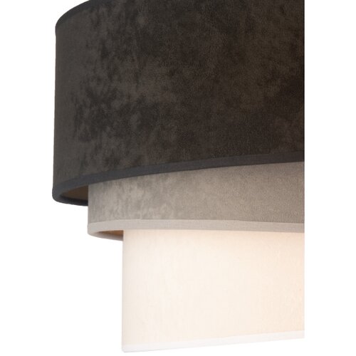  duolla - plafonsko svetlo devon 1xE27/40W/230V, prečnik 45 cm, crna/siva/bež Slike