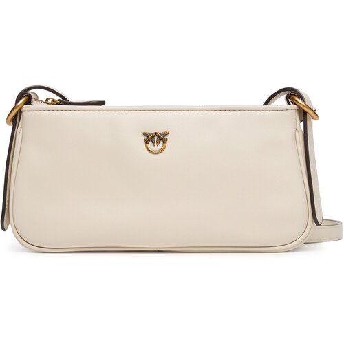 Pinko Ročna torba Half Moon Baguette Mini AI 25-26 PLTT 105069 A0QO Écru Cene