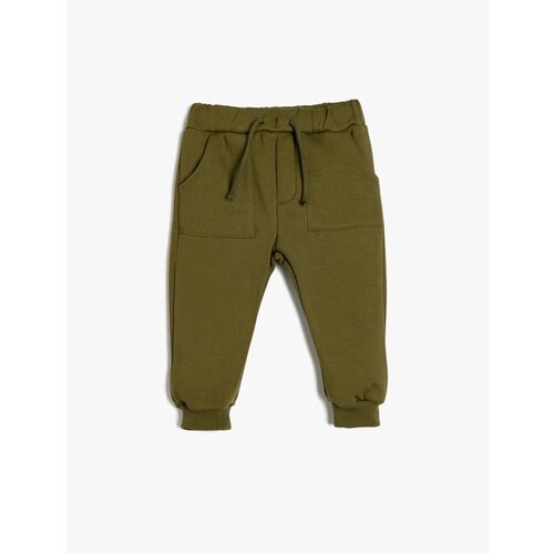 Koton Basic Jogger Sweatpants with Waist Tie and Pocket Detail, Cotton Blend Slike