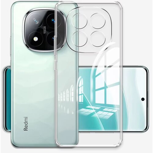  Maska za Xiaomi Redmi Note 14 Pro 5G (EU) Skin Silikon transparent Cene