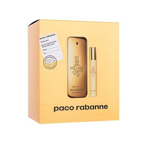 Paco Rabanne 1 million darilni set toaletna voda 100 ml + toaletna voda 20 ml za moške Cene