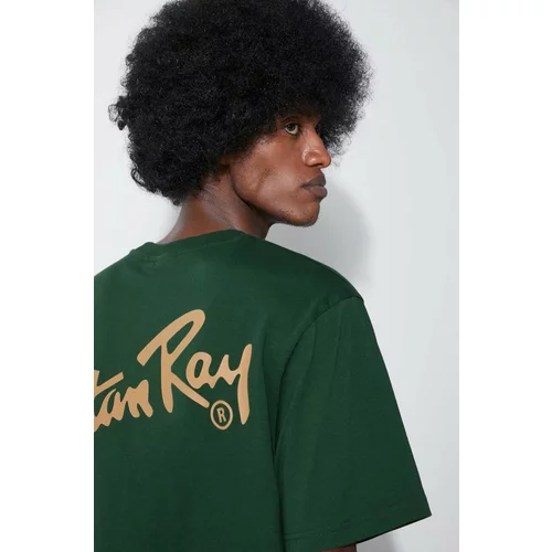 Stan Ray Pamučna majica Stan Tee za muškarce, boja: zelena, s tiskom, SS2400113