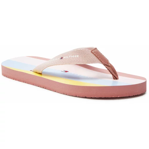 Tommy Hilfiger Japonke Flip Flop T3A8-33293-0058 S Pink/Multicolor A366