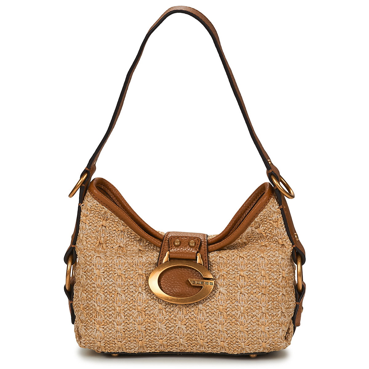 Guess CAMDEN MINI SHOULDER Bež Cijene