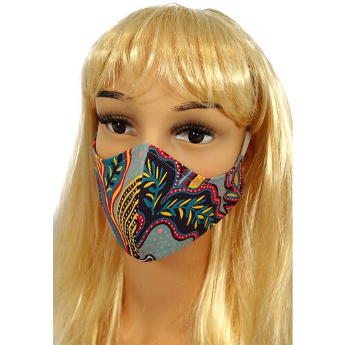 NUMOCO Cotton face mask with print Slike