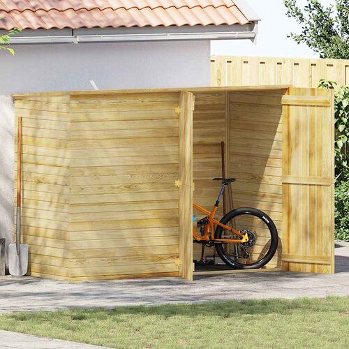 vidaXL Vrtna lopa 232x110x170 cm impregnirana borovina Cene