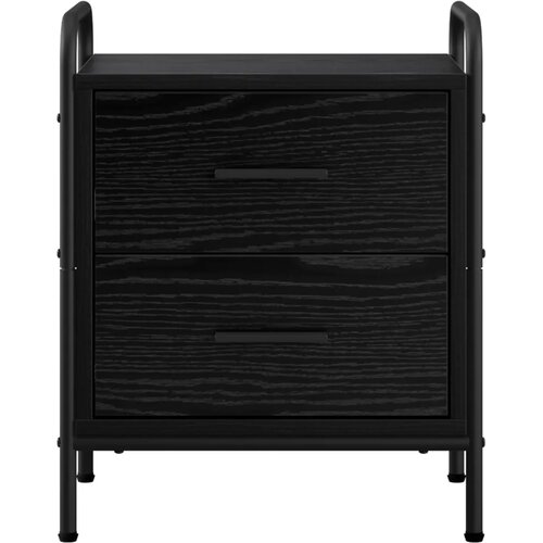  Noćni ormar Crni hrast 40 x 30 x 50 cm Konstruirano drvo - Crni hrast 1 Slike