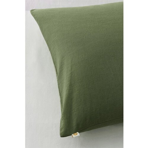 Ellos Home Zelena enojna posteljnina iz me&amp;scaron;anice lana 150x200 cm Elly &amp;ndash; Slike
