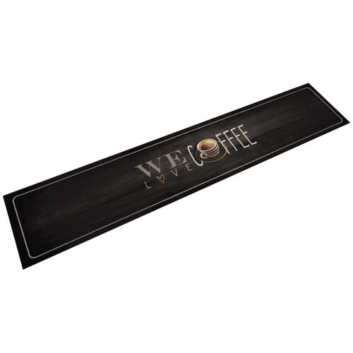  Tepih perivi s natpisom Coffee 60x300 cm bar&amp;scaron;unasti Slike
