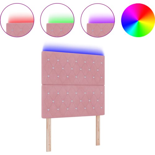  LED Hedbord ružičasti 100 cm bar&amp;scaron;un Slike
