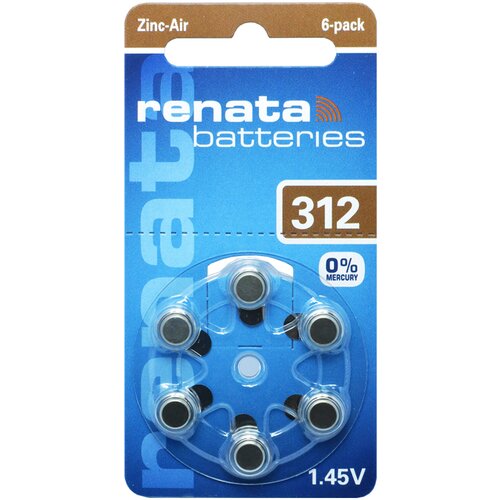 Renata 312 baterije za slu&scaron;ni aparat (6 baterij v blistru), (20430774) Cene