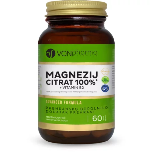  VonPharma Magnezijev citrat + vitamin B2, tablete