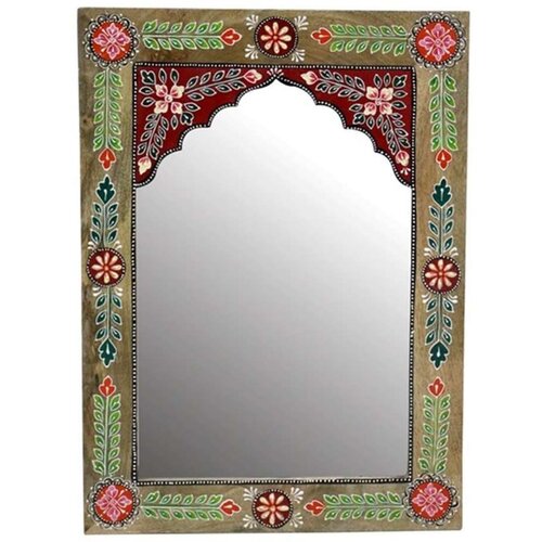  Zidno ogledalo DKD Home Decor Pisana Cvjetni 41 x 2 x 56 cm Cene