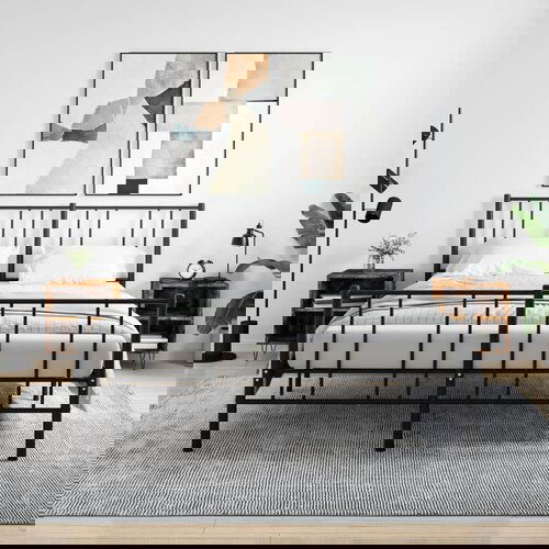 VidaXL Nočna omarica 2 kosa dimljeni hrast 40x30x50 cm inženirski les Slike
