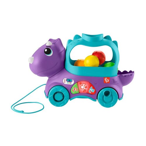 Fisher Price Igračka dinosaurus uči i hodaj sa zvukom HNR52 Slike