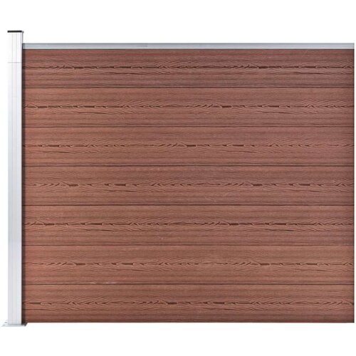  Panel  za ogradu WPC 175 x 146 cm smeđi Cijene