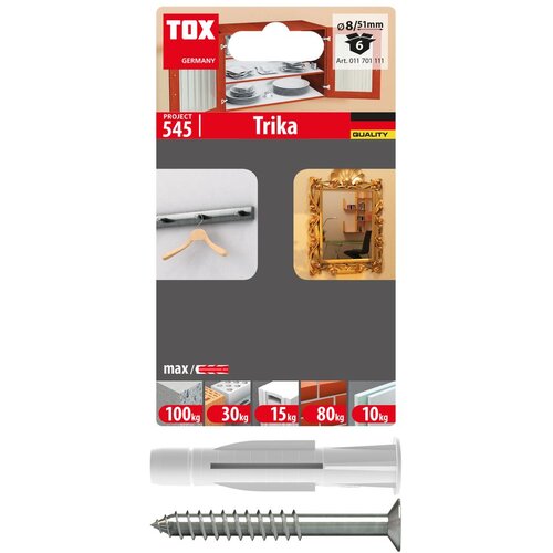Tox TRIKA 8/51 + VIJAK (6/1) vi&scaron;enamjenski tipal s vijkom Cijene