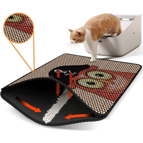 WALLXPERT Nrszn0078 multicolor cat litter mat Cene