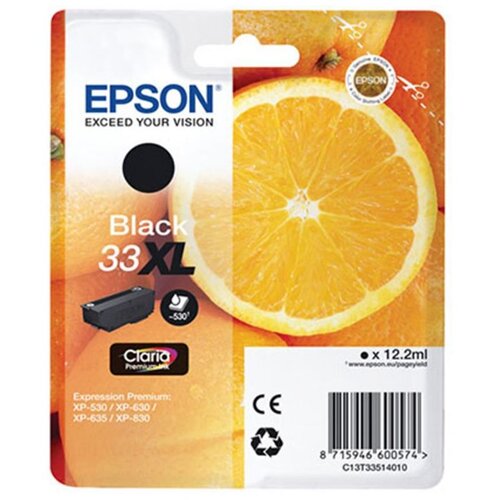 Epson Kartu&amp;scaron;a s črnilom T3351 (33XL) črna - C13T33514022, (21734939) Slike