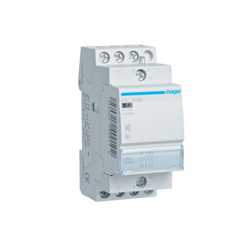 HAGER kontakter 25A bešumni 3K.O 230V ESC325S Cijene