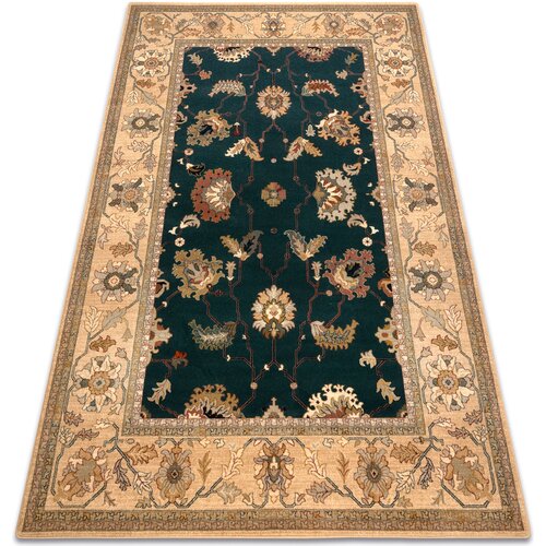 RugsX Preproge Preproga volna POLONIA Loare Okvir smaragdni 200x300 cm Zelena Cene