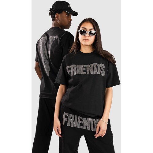 VLONE Friends Rhinestone T-shirt silver Cene