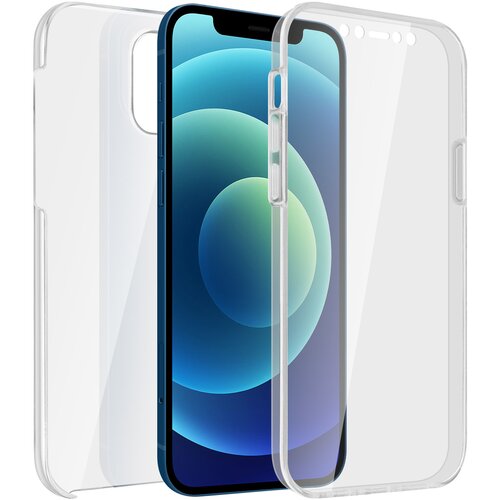 AVIZAR 360&deg; integriran ovitek za iPhone 12 / 12 Pro: mehka sprednja stran in trda zadnja stran - prozorna, (20626418) Cene