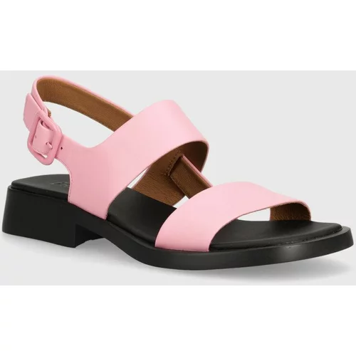 Camper Kožne sandale Dana za žene, boja: ružičasta, K201486.008