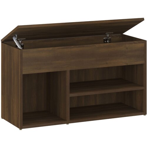 Maison Chic Klop za čevlje - Sedež za čevlje rjavi hrast 80x30x45 cm konstruiran les, (21777921) Cene