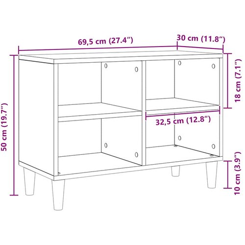  ormar artisian oak 69,5 x 30 x 50 cm Konstruirano drvo Slike